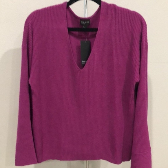 Sweater Purple Rosea free press - Picture 7 of 12